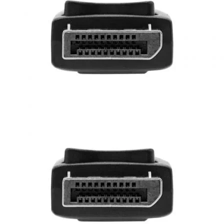 Nano Cable Cable DisplayPort 1.4 8K, Referencia 10.15.2801, Negro, 1m, DP Macho-DP Macho, Certificado, Compatible con HDR y MST